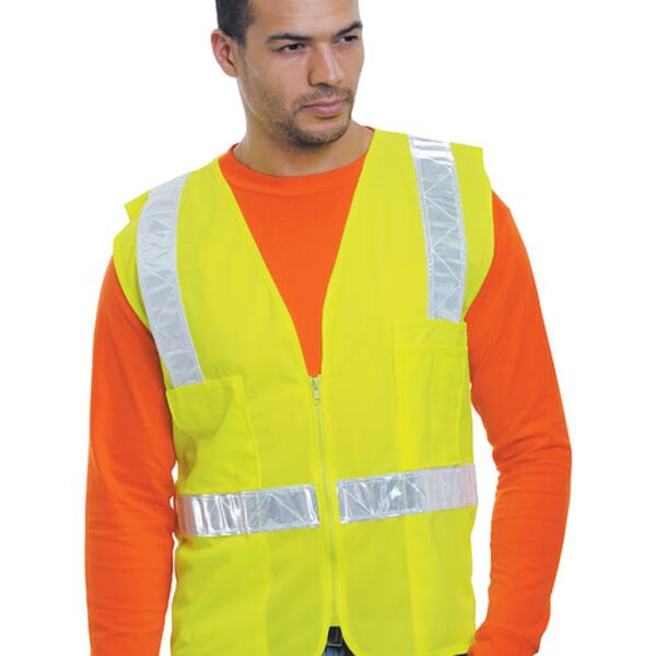 Unisex USA Made 22Surv-R Class 2 ANSI High Vis Surveyor Safety Vest Thumbnail