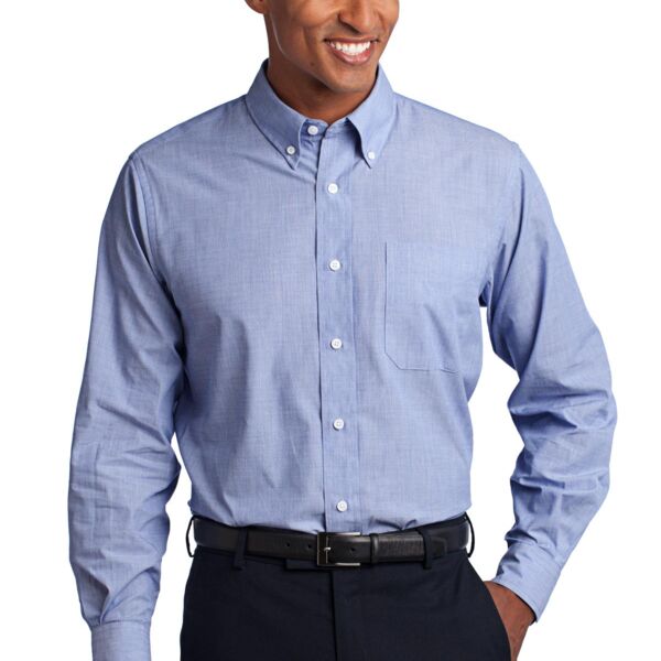Tall Crosshatch Easy Care Shirt Thumbnail